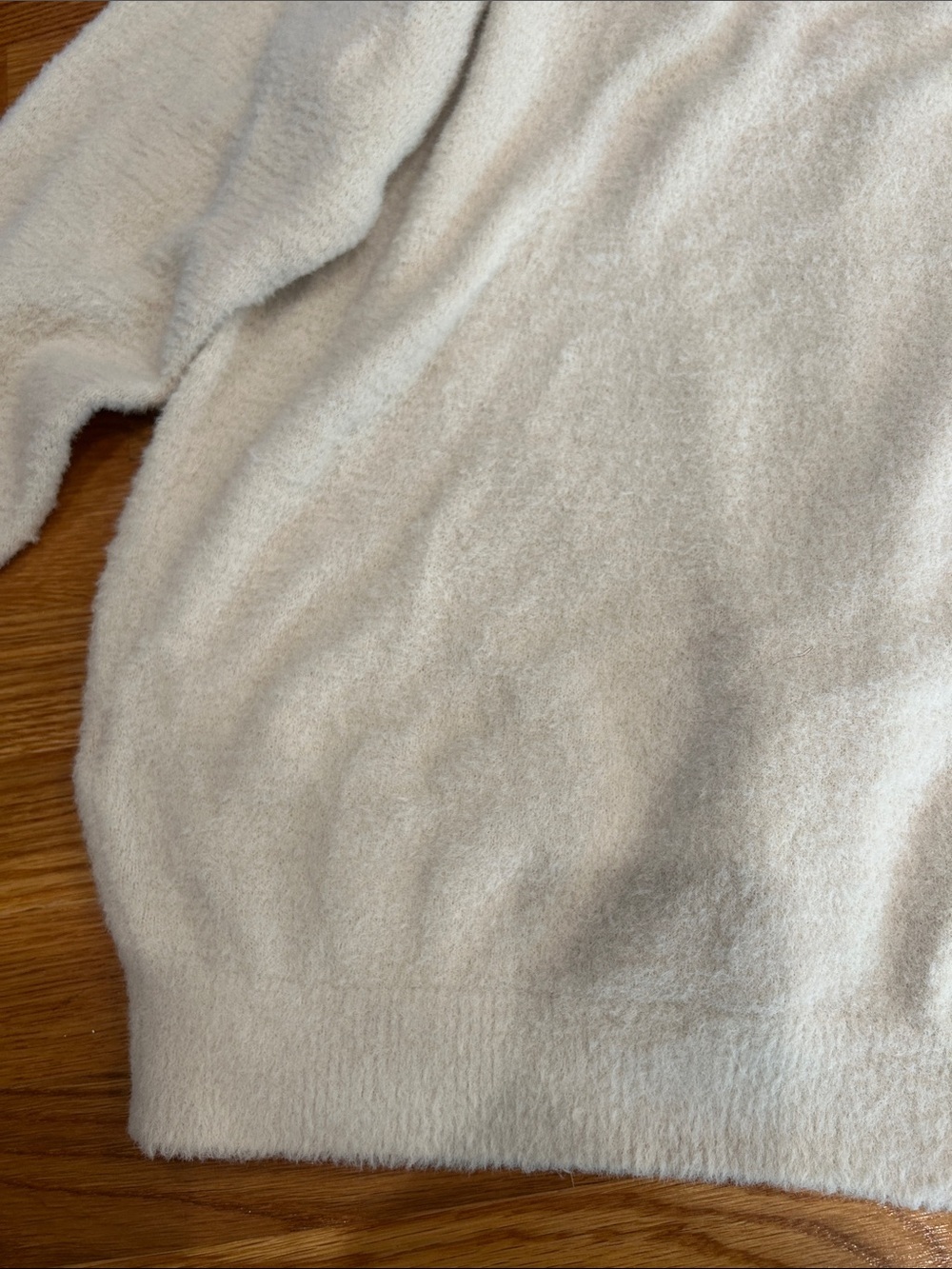 Wilfred Free silver cream V-Neck slouchy oversized drop shoulder Sweater large - Picture 6 of 7